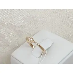 Золоте кільце Гаразд з фіанітом. 3521926 16 - мініатюра 3