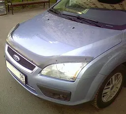 Дефлектор капоту мухобійка для Ford FOCUS II 2005-2008 (карбоновий)