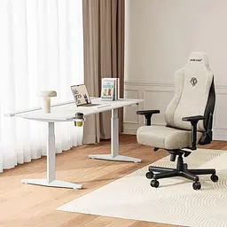 Ігрове крісло Anda Seat Kaiser 3E XL Beige Fabric (AD23YC-XL-09-I-CF-I01) - мініатюра 9