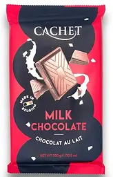Шоколад Cachet milk chocolate молочний 32% какао 300г