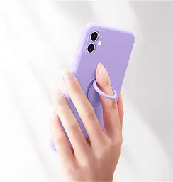 11 pro max бузковий Чохол Rokmym для iPhone 11 Pro Max з рідкого силікону, чохол для iPhone 11 Pro Max - мініатюра 6