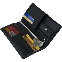 Шкіряне портмоне Vintage 9х19х1,5 см acs0015297 - мініатюра 7