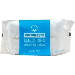 Пафи LEBELAGE для обличчя Cotton Beauty Embossing бавовняні