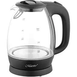 Чайник скло Maestro MR-063 Black