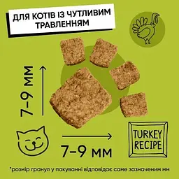 Сухий корм Half&Half для котів із чутливим травленням з індичкою 8 кг - мініатюра 7