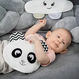 Іграшка-обіймашка BabyOno Панда з шурхотінням для малюків 20.5х15.5 см (2136278052) - мініатюра 3