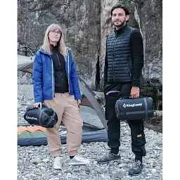 Спальний мішок KingCamp Sevan 250 Comf +12°C / Lim +7°C / Extr -3°C Grey - мініатюра 3