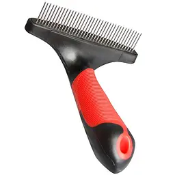 Flamingo rake rotating teeth гребінець грабли для собак з довгим жорстким і кучерявим хутром