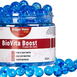 Бактерії в гельових кульках для акваріуму Kruger Meier BioVita Boost 500 мл - мініатюра 8