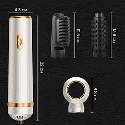 Фен для волосся 3 в 1 швидке сушіння 3-in-1 curling iron AND LY-945 - мініатюра 2