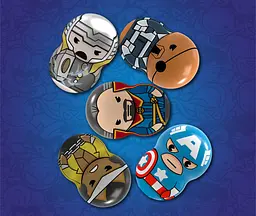 Магнітні фігурки з лончером у пакеті 2шт Marvel Wooblies (6634809) - мініатюра 6