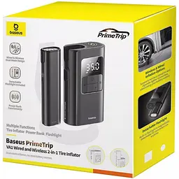 Автомобільний компресор Baseus PrimeTrip VA1 2-in-1 (C11169001121-00) [136419] - мініатюра 4