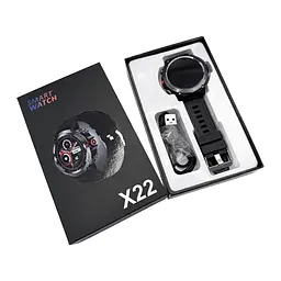 Смарт-годинник IWO X22 1.46", 330 mAh, IP68 Black (IWOX22SGR) - мініатюра 2