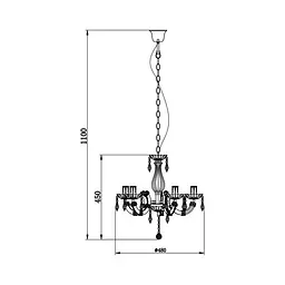 Люстра MAGNOLIA RLD94016-5B Zuma Line - мініатюра 2