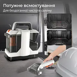 Миючий пилосос-плямовивідник Domotec MS 4415 4200W 1080 ml - мініатюра 4
