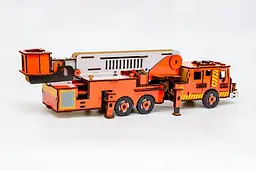Конструктор Puz-00921 "Пожежна машина" (розмір моделі 50x13x10см) PuzzleOk - мініатюра 4