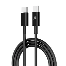 Дата кабель USB-C to USB-C 1.0m 20W Black Grand-X (CC-03B) - мініатюра 2