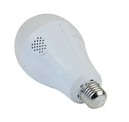 Світлодіодна LED-лампа акумуляторна (знімні 2 × 18650) автономна аварійна 3 режими яскравості 20 W лампочка, цоколь E27 UKC 8440