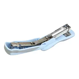 Степлер Buromax пластиковий PASTEL, 20 аркушів, (скоби №24, 26), 111 х 62 х 32 мм, блакитний (BM.4215-14) - мініатюра 4
