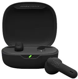 Гарнітура JBL WAVE FLEX 2 Black (JBLWFLEX2BLK) - мініатюра 1