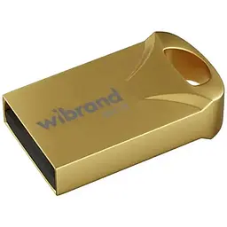 USB флеш накопичувач Wibrand 64GB Hawk Gold USB 2.0 (WI2.0/HA64M1G)