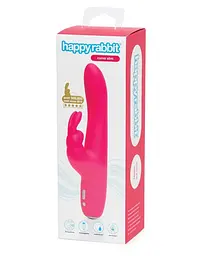 Вібратор-кролик Happy Rabbit Slimline Curve з тонким стволом, 24.1х3.4 см - мініатюра 6