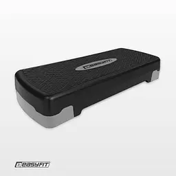 Степ-платформа EasyFit Step-B 2-ступінчаста чорно-сіра - мініатюра 2