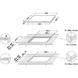Індукційна варильна поверхня Whirlpool WLB4560NE/W [113286] - мініатюра 9