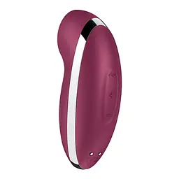 Вібростимулятор-пульсатор Satisfyer Tap & Climax 2 Red, ефект постукування пальцем - мініатюра 5