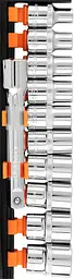 Neo Tools Набір торцевих головок, 12шт, 1/2", тріскачка 90 зубців, CrV - мініатюра 2