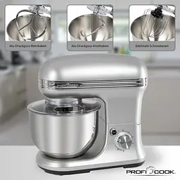 Планетарний міксер-тестоміс Profi Cook PC-KM 1222 5л - мініатюра 3