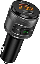 Автомобільний FM-модулятор C57 з Bluetooth 5.0, MP3 та швидкою зарядкою QC3.0 USB