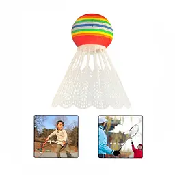 Набір нейлонових воланів для бадмінтону "Badminton Shuttlecocks" NE-BD-003W білий 5 шт - мініатюра 2