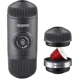 Портативна еспресо-кавоварка Wacaco Nanopresso з адаптером для капсули - мініатюра 2