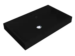 Умивальник Miraggio Varna 700 mirastone black Чорний матовий 0000450 - мініатюра 2