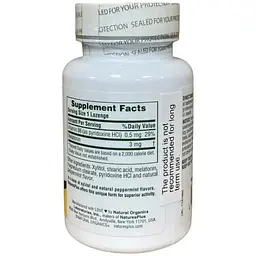 Мелатонін NaturesPlus Melatonin Sublingual 3 мг + вітамін B6 60 таблеток - мініатюра 2