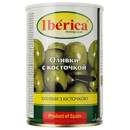 Оливки Iberica с косточкой 420 г