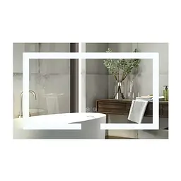 Дзеркало Mixxus Hard MR07-80x50 (LED Touch, антизапотівання, димер, регулювання яскравості) MI6658