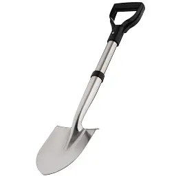 Лопата 2E Gloss, нержавіюча сталь, 2 мм, 70 см, 0.95кг (2E-S70G) - мініатюра 2