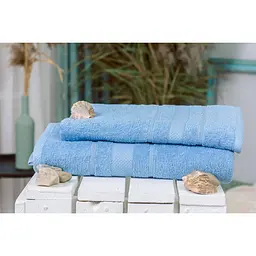 Набір банних рушників №5072 Elite SoftNess Cornflower, 2 шт. (2200003183108) - мініатюра 2