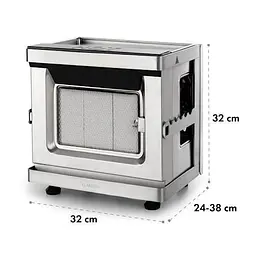 Гриль газовий вертикальний Klarstein Crossfire 800°C (10033288) - мініатюра 9