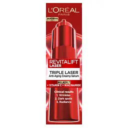 Кремова сироватка для шкіри обличчя L'Oreal Paris Revitalift Laser антивікова проти пігментних плям з мелазилом 50 мл - мініатюра 2