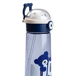 Пляшка для води Nice 620 мл із кришкою фліп топ на защіпці, синій Happy Life HP17300BL - мініатюра 23