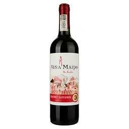 Вино Maipo Mi Pueblo Cabernet Sauvignon червоне напівсухе, 12,5%, 0,75 л (556923)