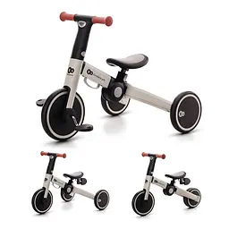 Триколісний велосипед біговел 3 в 1 KiderKraft 4Trike Silver Grey - мініатюра 2