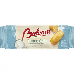 Бісквіт Balconi Plume Cake з йогуртом 190 г