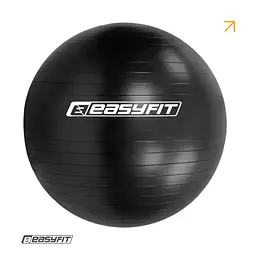М'яч для фітнесу EasyFit BalanceBall 55 см чорний