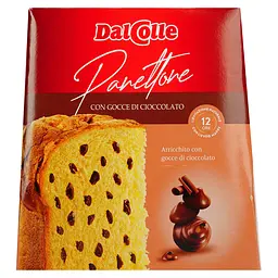 Уцінка. Кекс Dal Colle Panettone Gocce Cioccolato з шоколадними крихтами 750 г - мініатюра 2