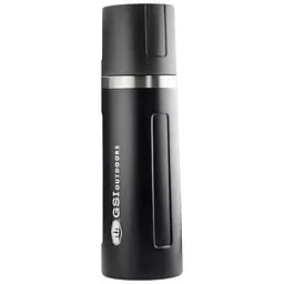 Термос GSI Outdoors Glacier Stainless 1 L Vacuum Bottle Чорний (1099-67475)