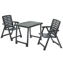 Стіл Progarden NIK 81x56x63 антрацит - мініатюра 2